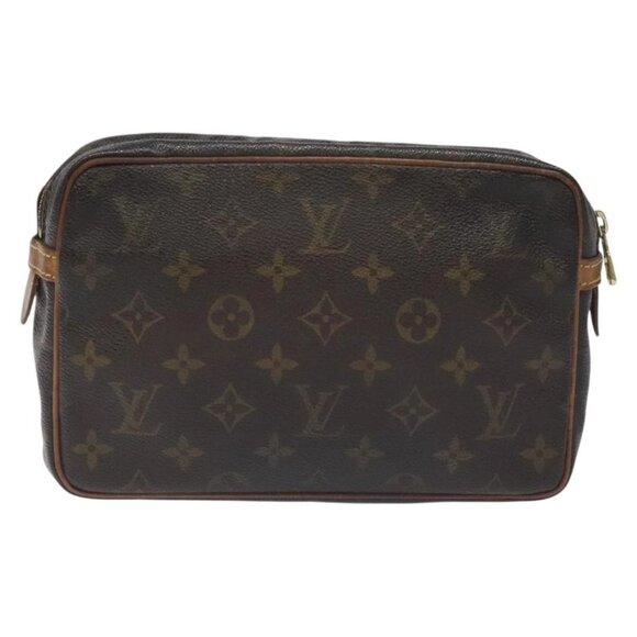 LOUIS VUITTON Monogram Compiegne 23 Clutch Bag - Picture 2 of 16